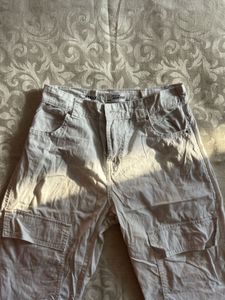 White Cargo Pants🪩