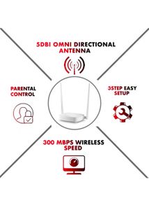 Tenda N301 Wireless N300 Easy Setup Router