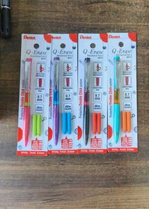 Pentel Q-Erase Mechanical Pencils (Set of 4)