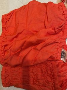 A Beautiful Orange Crop Top