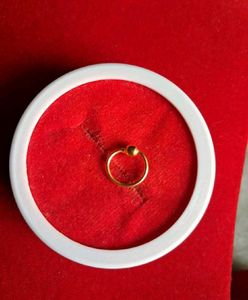 Gold Nose Ring with Ball