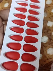 Red Matte Press-On Nails