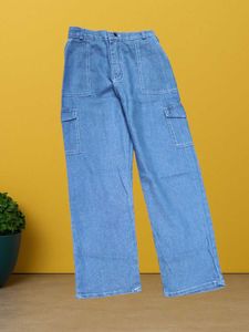 L@36 Size-28  Wide Leg Denim Jeans