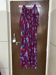 Floral Printed Gown