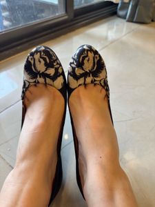 Nine West Branded Floral Heels Uk6 Used