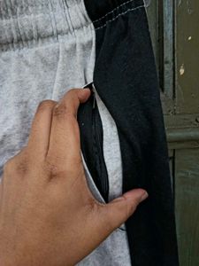 Grey With Black Stripe Trouser