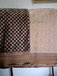 Black And Cream Party Wear Saree