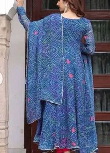 Elegant Anarkali &amp; Dupatta (no Bottom wear)