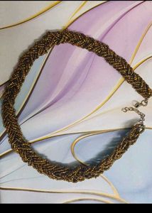 Braided Seed Bead Necklace