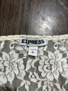 Sequin &amp; Lace Tank Top