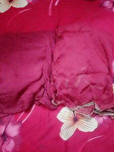 Maroon Embroidered Suite