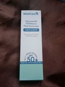 WishCare Niacinamide Oil Balance Fluid Sunscreen
