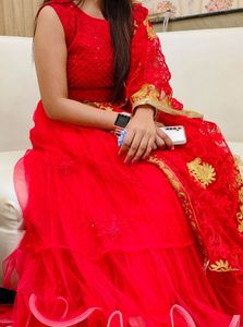 Ethnic Crop top and Skirt