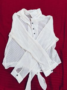 White Sheer Shirt