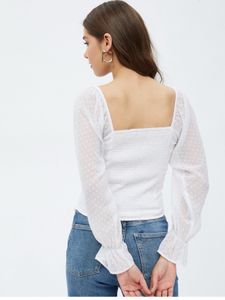 Bell Sleeved Crop Top