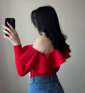 Red Lantern Sleeve Top
