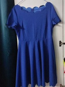 Cute Blue Skater Dress