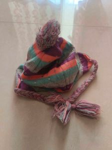 Girls Winter Wear Cap Age 7-8 Years