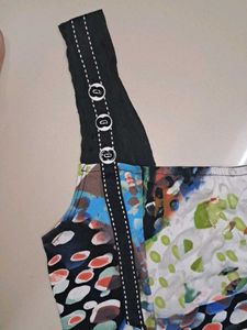 Vintage Retro Y2k Aesthetic Printed Dress