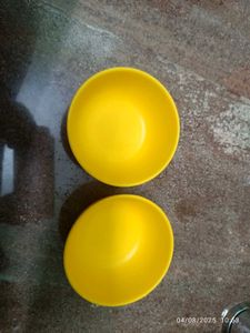 Yellow Dinnerware Bowls (2)