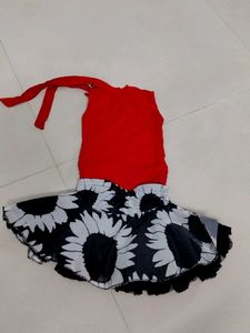 Cute Skirt And Top For 18 To 24 Months Girls