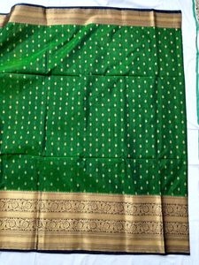 Green Sico Pattu Saree
