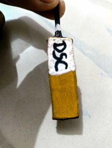 Miniature DSC Cricket Bat Keychain Handmade