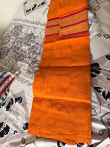 Orange Embroidered Kurta