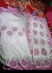 2 sarees Very Pretty With 1 Blouse Piece