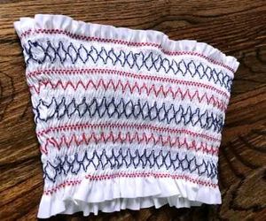 Cute Smocked Tube Top