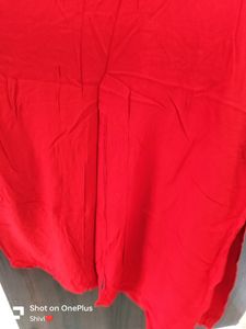 Red Kurta With Palazzo