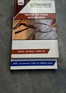 Resonance JEE Practice Test Papers with Solutions