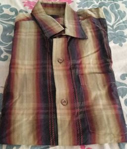 Plaid Button-Down Shirt