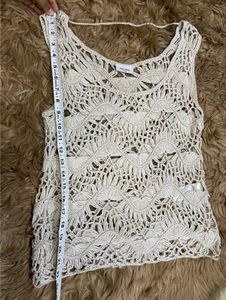 VEROMODA Vintage Crochet Top