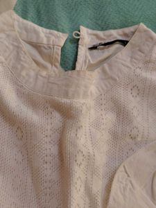 Ruffle Trim Top