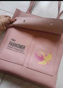 Cute Pink Tote Bag