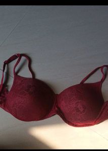 Red Lace Bra