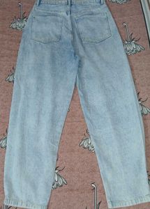 Ripped Wide Leg Jeans