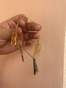 4 Charms Resin Bracelet
