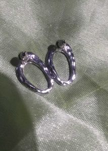 Honeycomb Silver Earrings