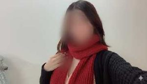 Red Knit Scarf