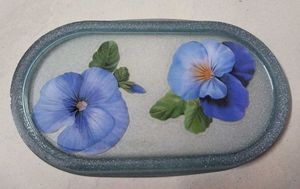 Floral Decorative Tray