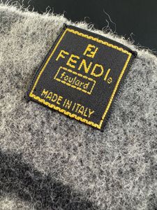 Authentic Fendi Wool Scarf Unisex