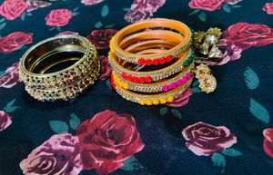 Bangles With Latkan ( COMBO)