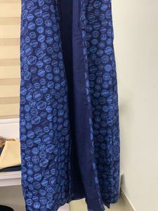Blue Printed Kurta