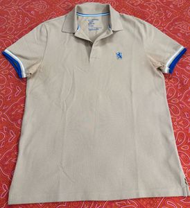Giordano Beige Polo T-Shirt - Size M