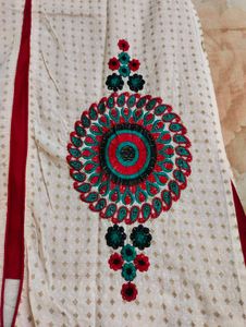 Embroidered Long Kurta 🤍❤️