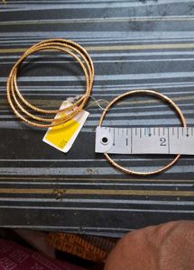 New Set of 4 Gold Bangles