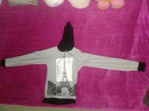 Paris Eiffel Tower Graphic Hoodie