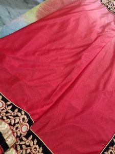 Elegant Embroidered Saree